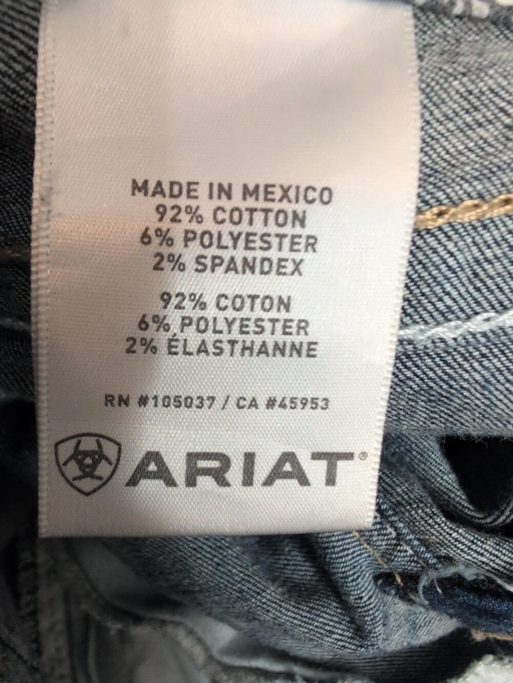 Ariat R.E.A.L. Women’s 31R Mid Rise Whipstitch Bootcut Stretch Jeans Dark Wash - Picture 2 of 8